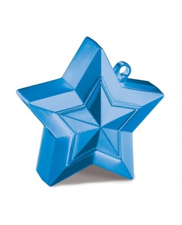 Závažie na balóny -hviezda-modrá