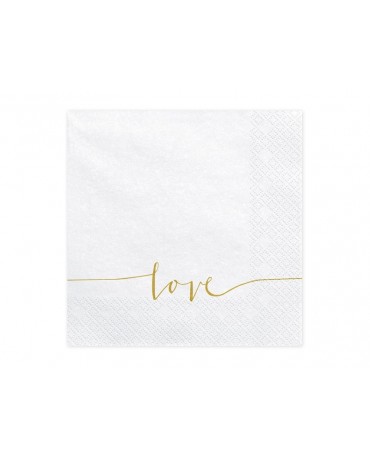 Servítky láska 33x33cm