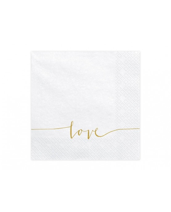 Servítky láska 33x33cm