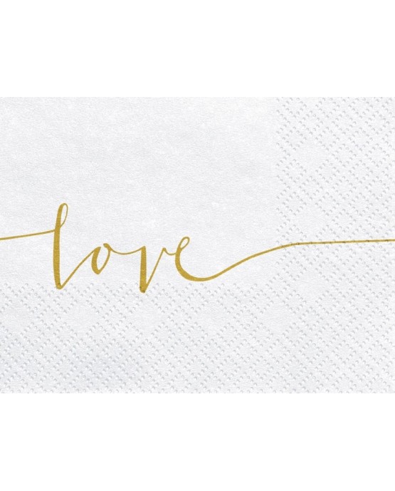 Servítky láska 33x33cm