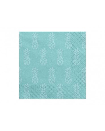 Servítky aloha - ananás, 33x33cm