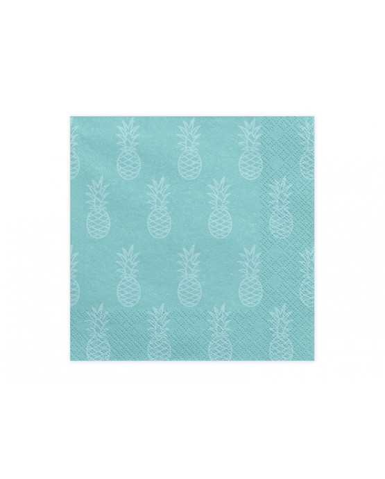 Servítky aloha - ananás, 33x33cm