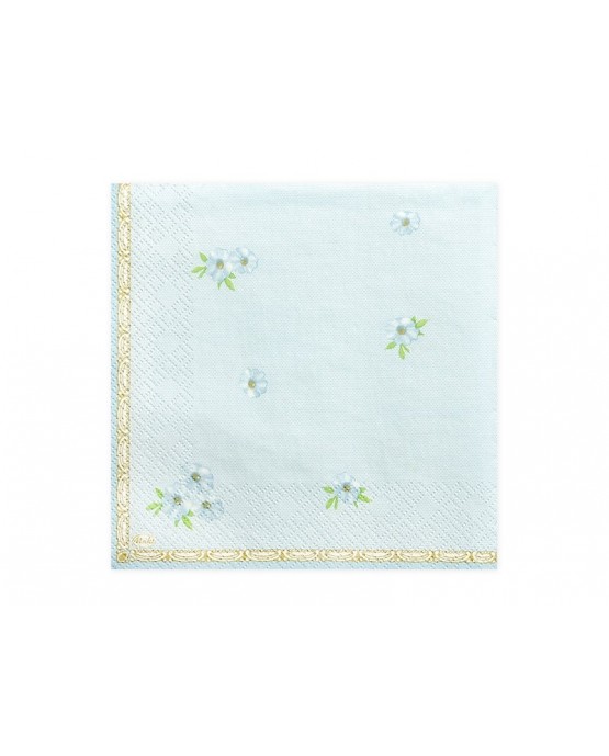 Servítky modré topánočky 33x33cm