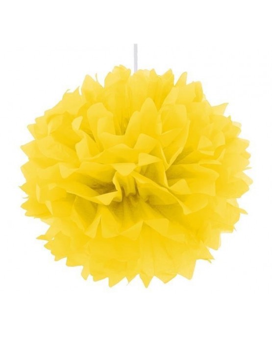 Pompón - žltý 40cm 1ks