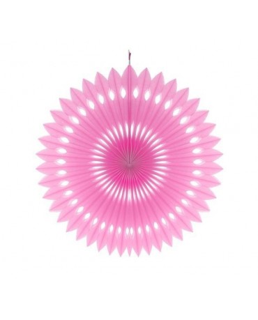 Papierová rozeta -bledoružová 40cm 1ks