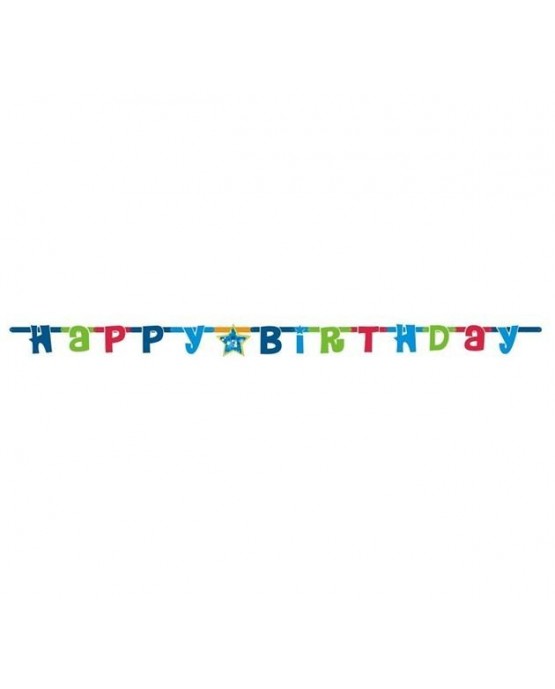 Girlanda Happy Birthday 1,8m