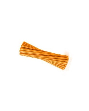 Slamky - oranžové 25 cm - 20ks