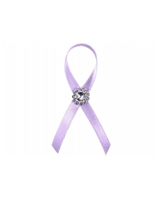 Stužky pre svad. hostí - fialové s dekoráciou 25ks