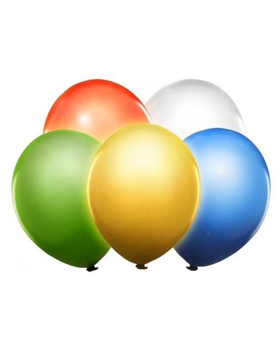 Latexové balóny svietiace - mix 30cm 5ks