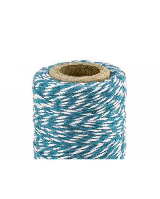 Šnúrka - bielo-modrá 50m 1ks