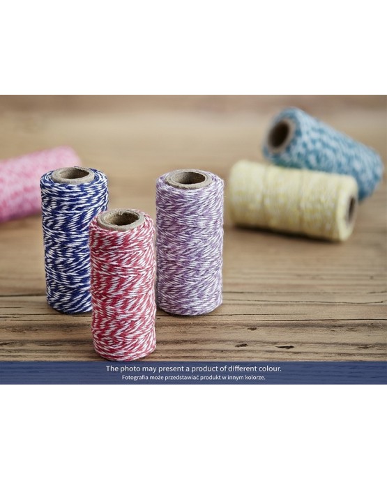 Šnúrka -bielo-ružová 50m 1ks