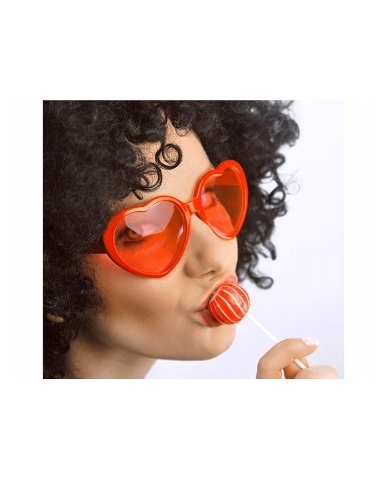 Okuliare - červené srdcia