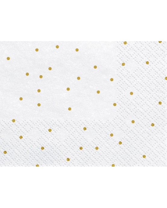 Servítky bodkové, 33x33cm
