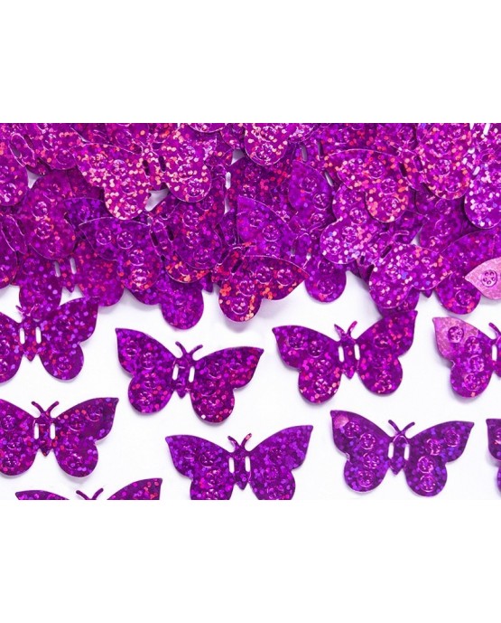 Konfety motýle - ružové 15g