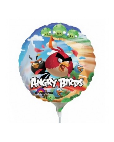 Fól. balón Angry Birds 9"  1ks