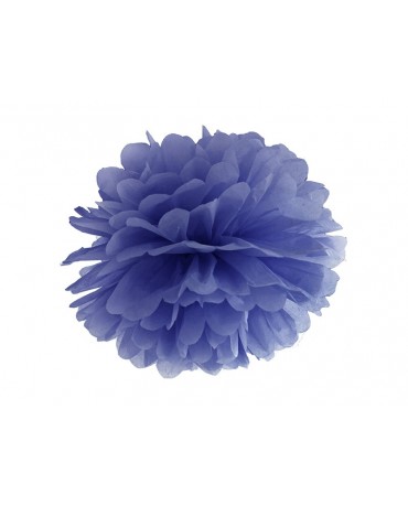 Pompón -tmavomodrý 35cm