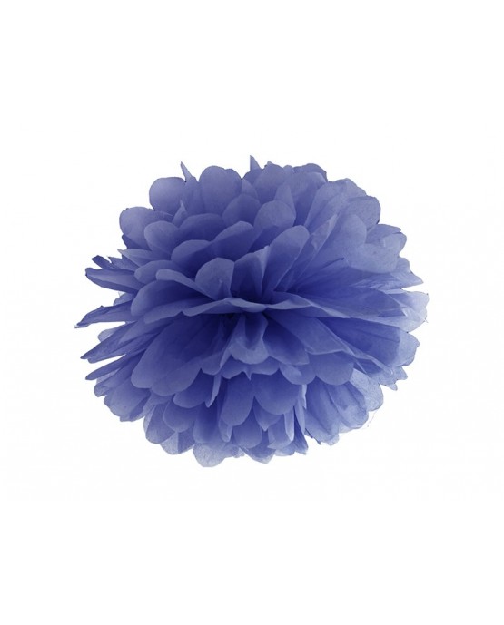 Pompón -tmavomodrý 35cm