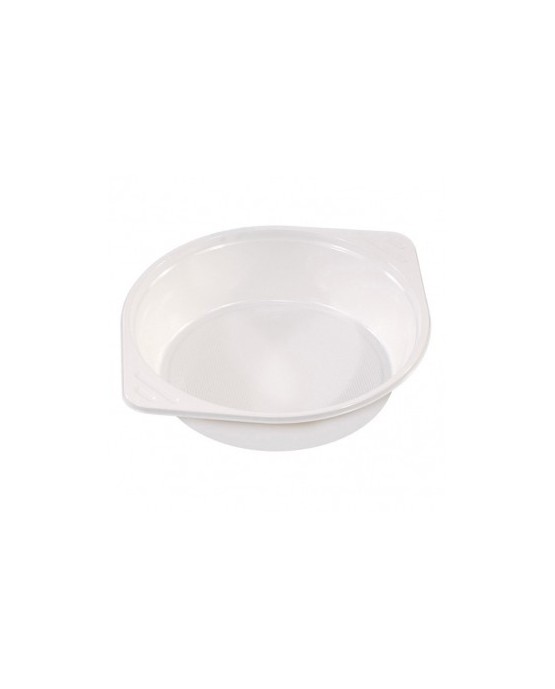 Plastové  misky-biele 10ks