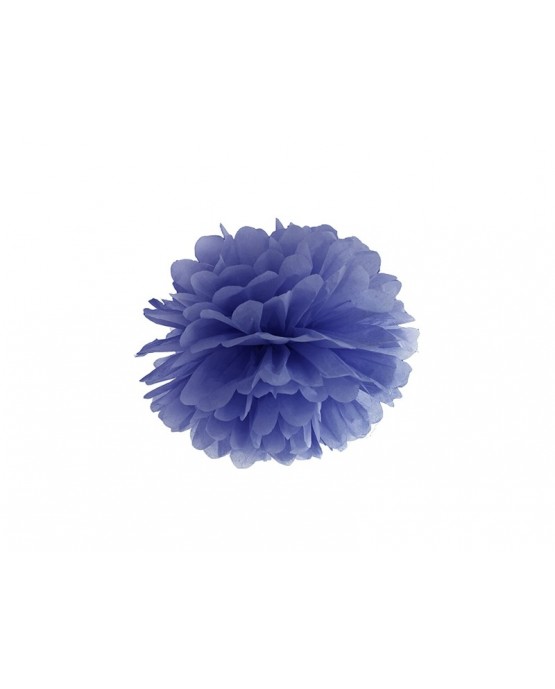 Pompón -tmavomodrý 25cm
