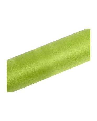 Organza snehovo svetlo zelená
