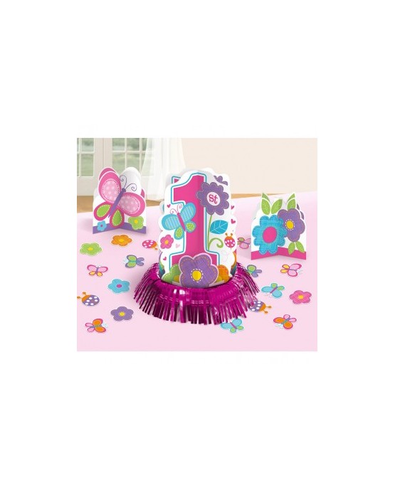 Dekorácie na stôl -1st Birthday girld  23ks