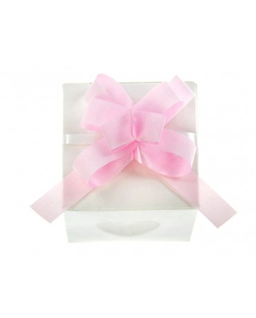 Mašľa svetlo ružová 1cm