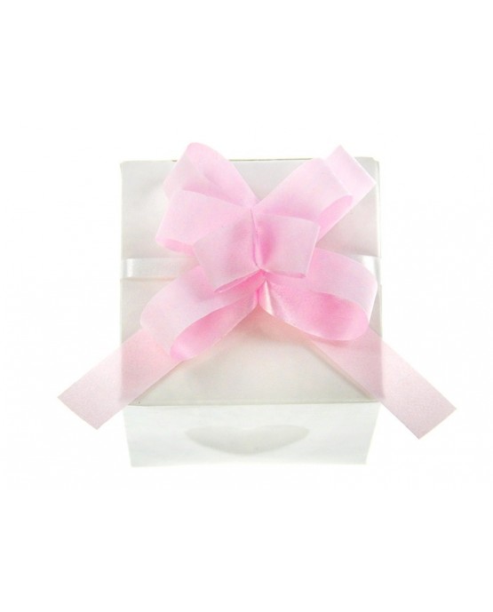 Mašľa svetlo ružová 1cm