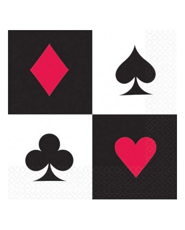 Servítky kartové znaky -25 cm 16ks