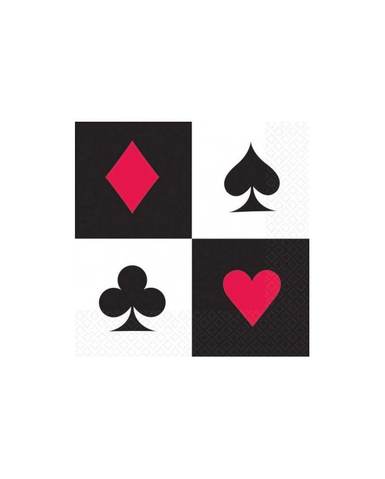 Servítky kartové znaky -25 cm 16ks