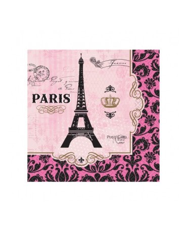 Servítky Paris 33cm 16ks