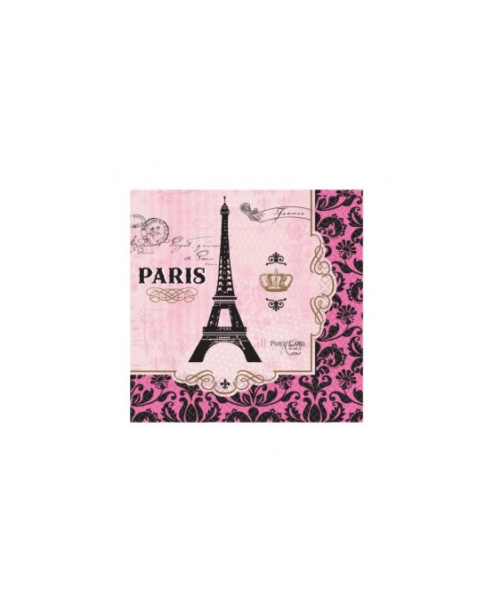 Servítky Paris 33cm 16ks