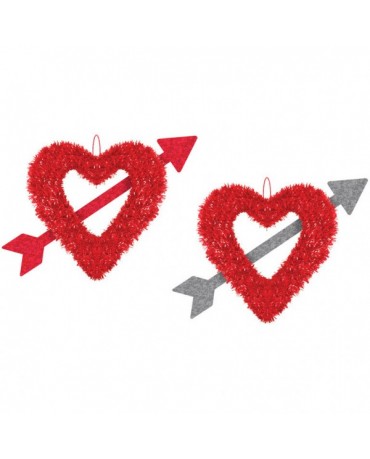 Dekorácia srdce 28 x 33cm