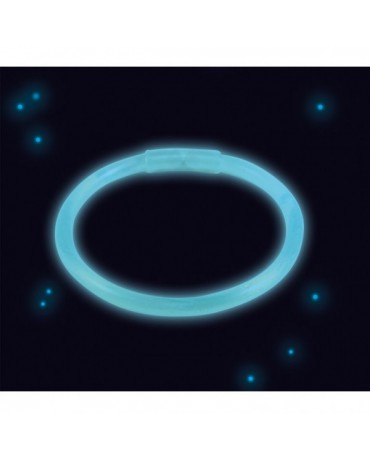 Svietiaci náramok modrý 20 cm