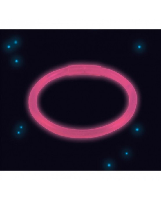 Svietiaci náramok ružový 20cm