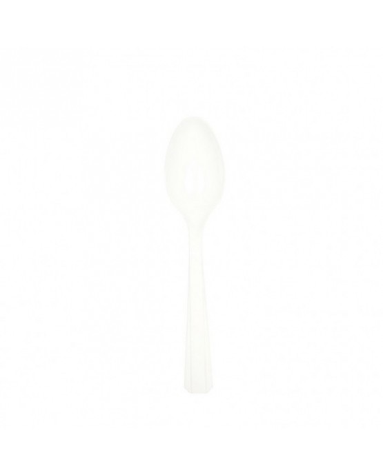 Plastové lyžičky biele 10ks