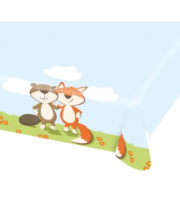 Obrus líška a bobor 115 x 175cm