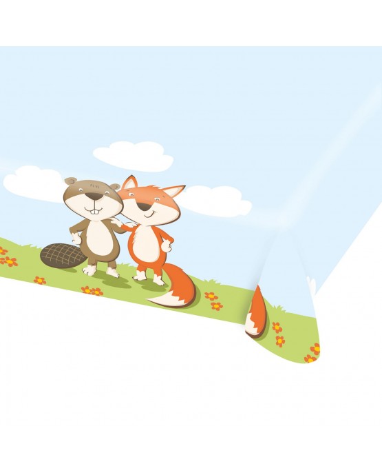 Obrus líška a bobor 115 x 175cm