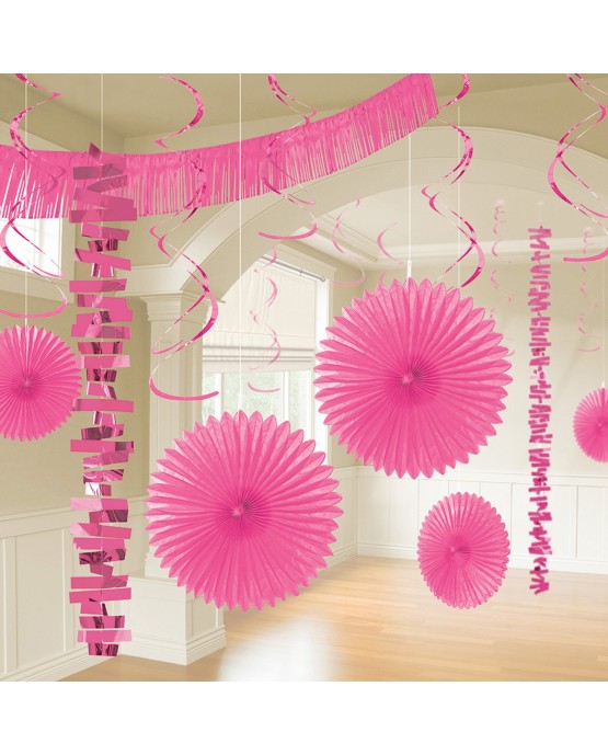 Dekoratívna súprava svetlo ružová 18ks