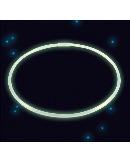 Svietiaci náhrdelník zelený 56cm