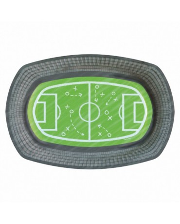 Tanieriky futbalové ihrisko 24x16cm 6ks