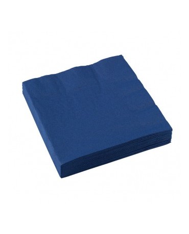 Servítky modré 33 x 33cm 20ks