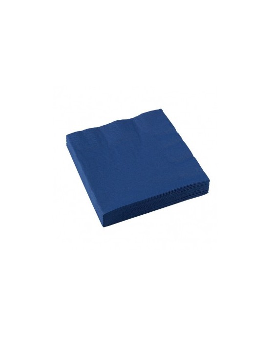 Servítky modré 33 x 33cm 20ks