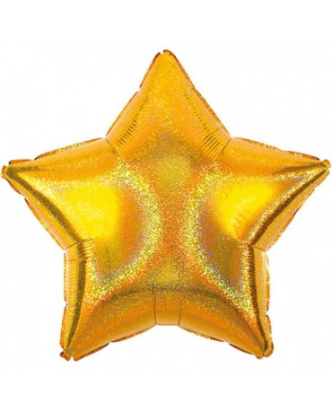 Fóliový balón zlata hviezda S55