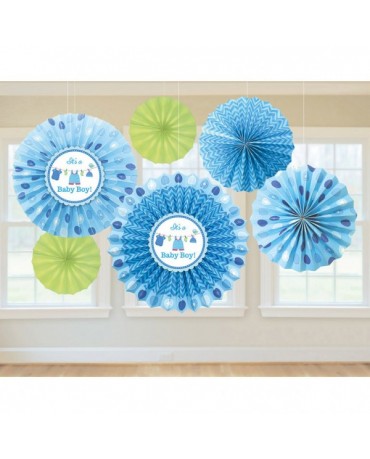 Papierová dekorácia It s a Boy 6ks