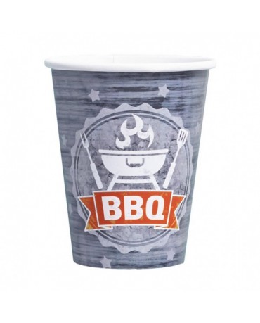 Poháriky BBQ party 250ml 8ks