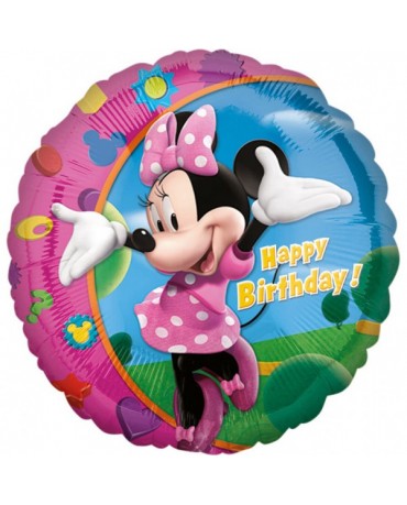 Fóliový balón Minnie Happy Birthday S60