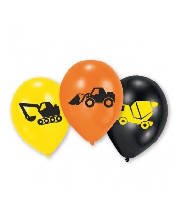 Latexové balóny Stavebníctvo 9"  6ks