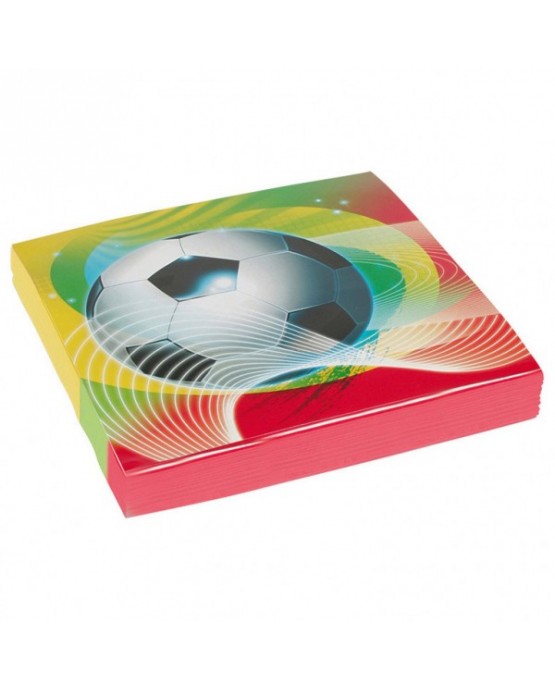 Servítky futbal 33x33cm 20ks