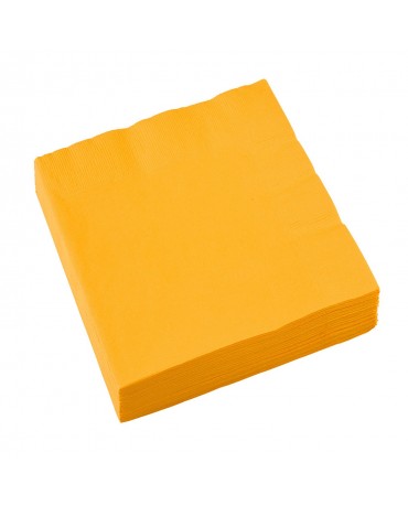 Servítky žlté 33x33cm 20ks