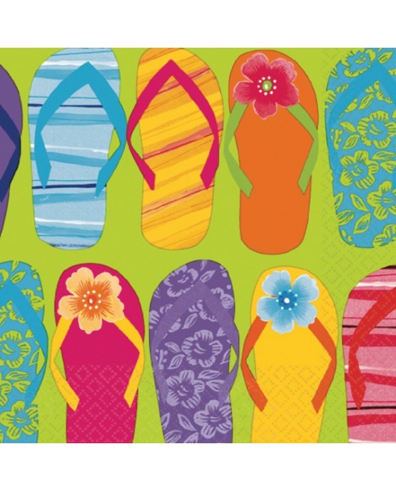 Servítky letná zábava 33x33cm 16ks